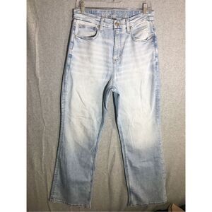 Womens American Eagle Jeans Curvy 90s Bootcut Light Wash y2k Trendy Casual